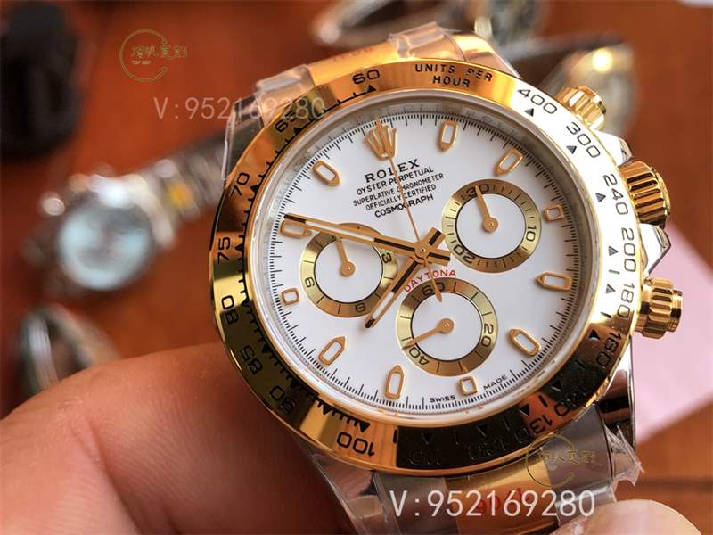 N廠復(fù)刻勞力士迪通拿間金白盤m116503腕表做工怎么樣,內(nèi)附實拍圖-復(fù)刻表