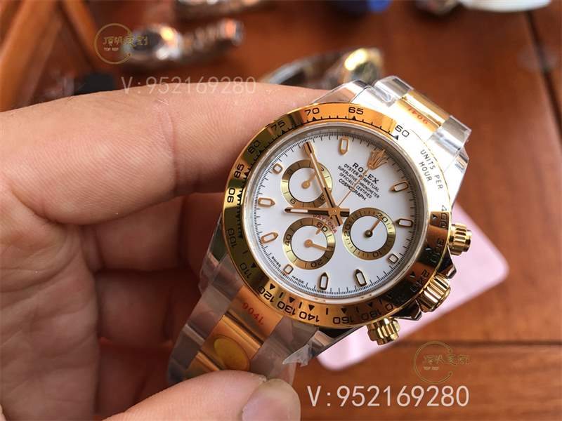 N廠復(fù)刻勞力士迪通拿間金白盤m116503腕表做工怎么樣,內(nèi)附實拍圖-復(fù)刻表