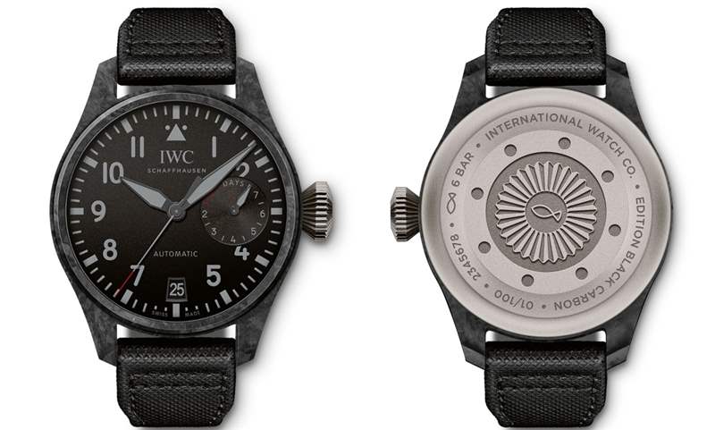 不僅限量，還有隱藏版｜IWC大型飛行員「黑碳」特別版-復刻表