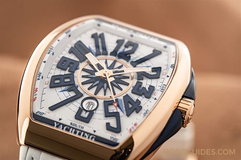 Vanguard Yachting玫瑰金白色面盤-Vanguard Heart Skeleton｜打動她的心-復刻表
