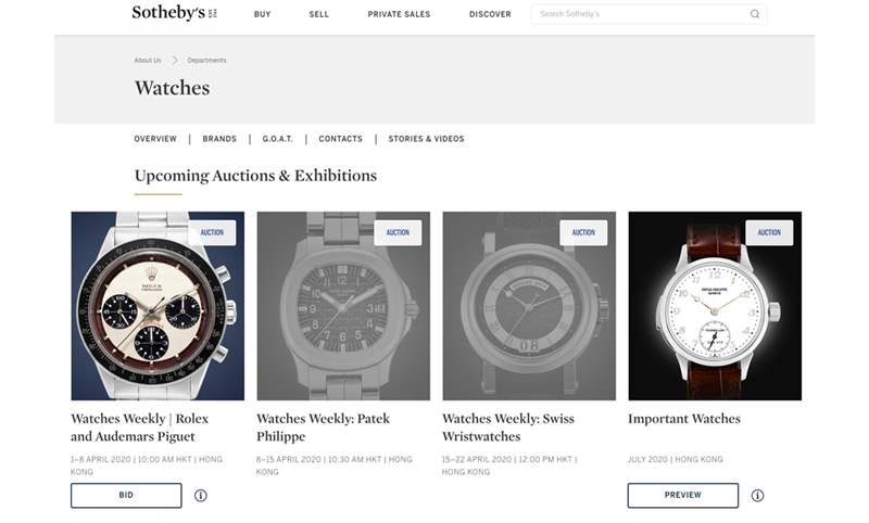 小而精！蘇富比線上主題拍賣「Watches Weekly」接力度時機-復刻表