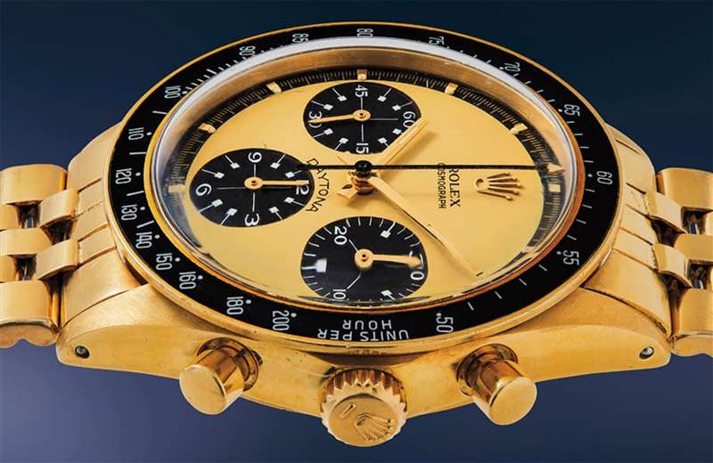 Rolex Paul Newman Daytona 6264將拍賣激罕檸檬面手表估值千萬-復刻表