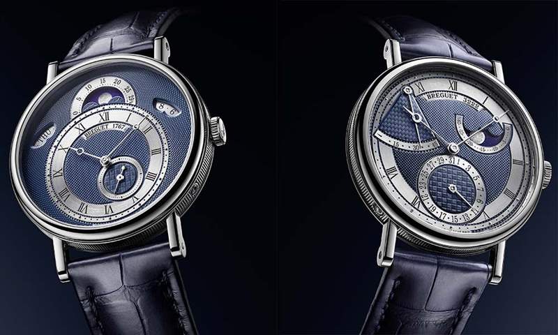 寶璣 CLASSIQUE 7137 & CLASSIQUE 7337時間、月亮和扭索飾紋é雕刻-復刻表