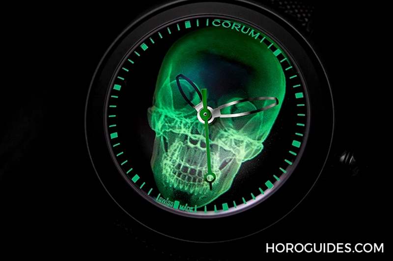 第二代登場，昆侖表Bubble 47 Skull X-Ray 泡泡系列骷髏頭腕表-復刻表