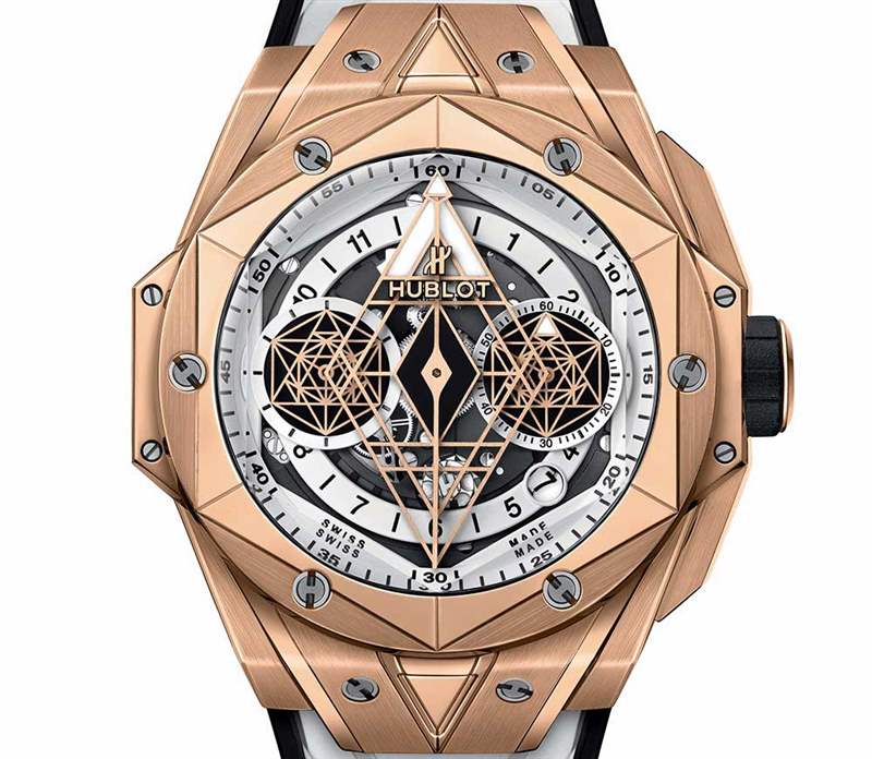 宇舶大爆炸唱BLEU Ⅱ白色，Big Bang Sang Bleu II White-復(fù)刻表