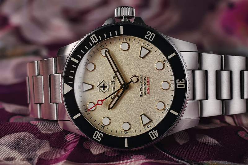 澳大利亞小眾手表:第二小時(shí)Second Hour Gin Clear Diver藍(lán)盤潛水表-復(fù)刻表