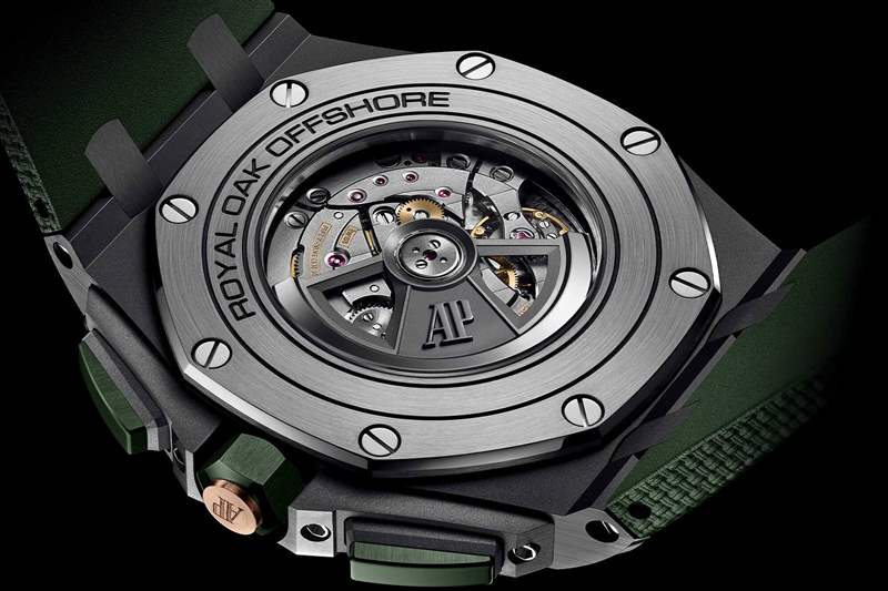 愛彼皇家橡樹離岸型26405NR自動上鏈計時碼表黑色陶瓷-復刻表