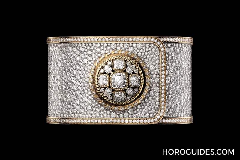 小黑外套的珠寶鈕扣｜CHANEL Mademoiselle Privé Bouton鈕扣腕表-復刻表