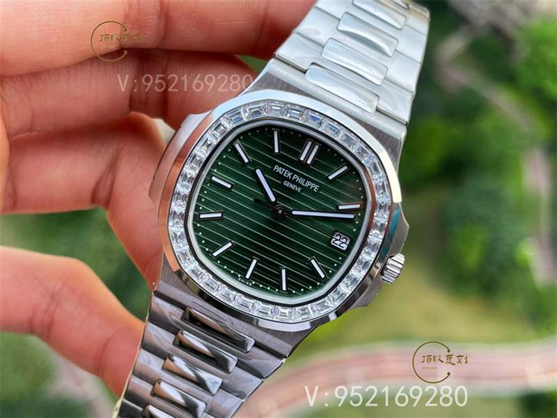 3K廠鸚鵡螺-3K廠百達(dá)翡麗鸚鵡螺綠盤T鉆圈1300A復(fù)刻做工怎么樣-復(fù)刻表