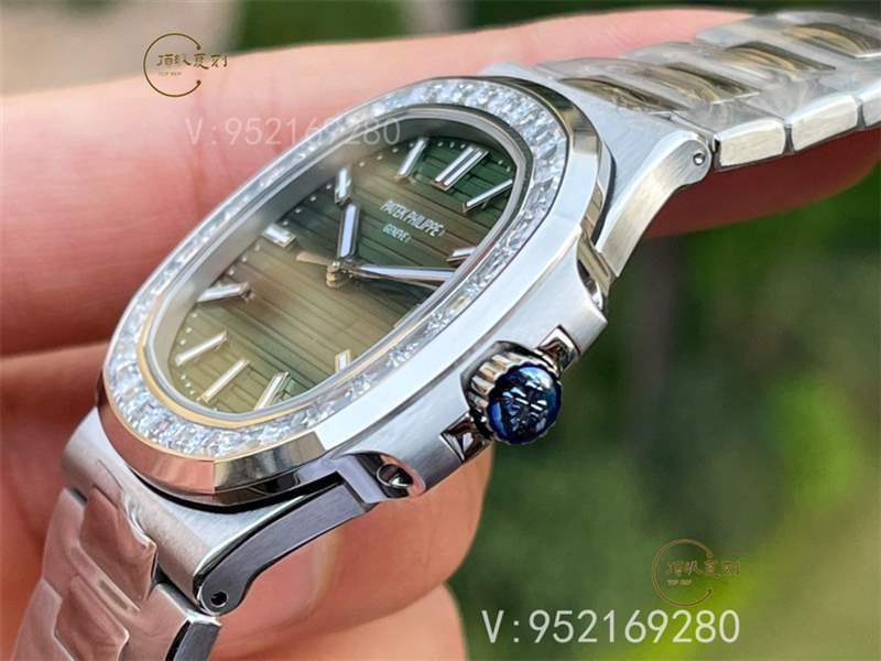 3K廠鸚鵡螺-3K廠百達(dá)翡麗鸚鵡螺綠盤T鉆圈1300A復(fù)刻做工怎么樣-復(fù)刻表