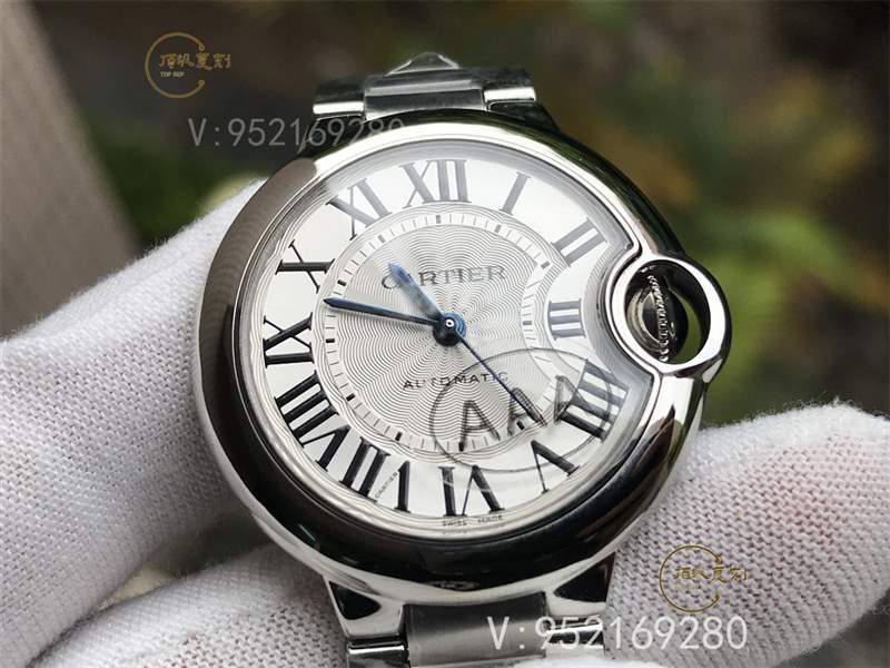V6廠藍氣球-V6廠卡地亞藍氣球33mm機械女表復刻做工怎么樣-復刻表