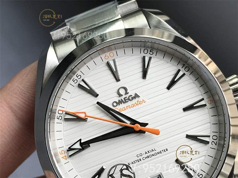 VS廠歐米茄海馬150柚木白盤橙針復(fù)刻表做工怎么樣-220.10.41.21.02.001-復(fù)刻表