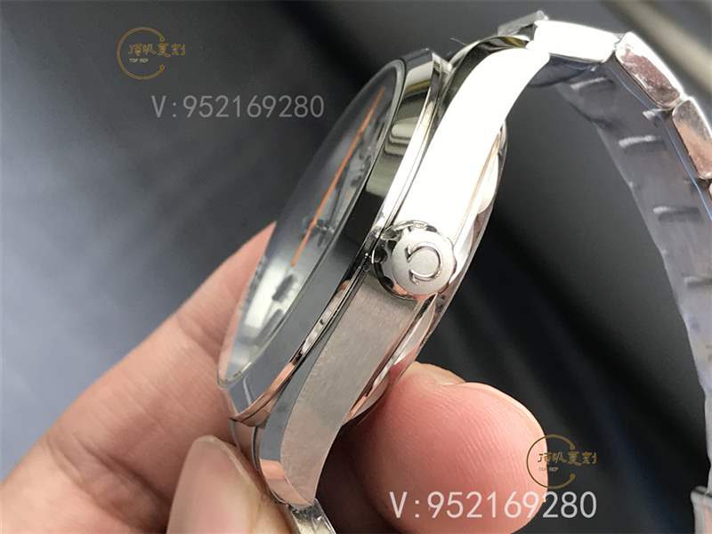 VS廠歐米茄海馬150柚木白盤橙針復(fù)刻表做工怎么樣-220.10.41.21.02.001-復(fù)刻表