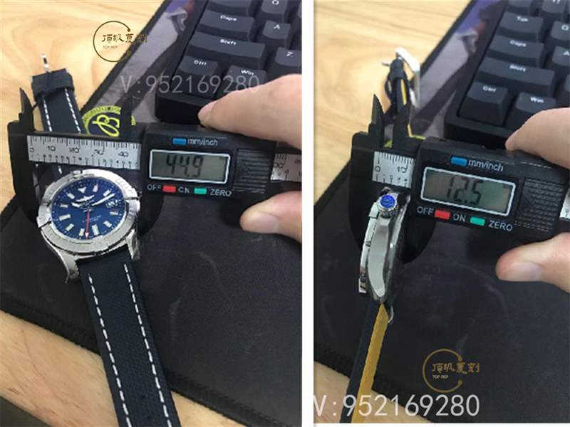 GF廠百年靈復仇者45mm男士機械復刻表做工怎么樣GMT雙時區-復刻表