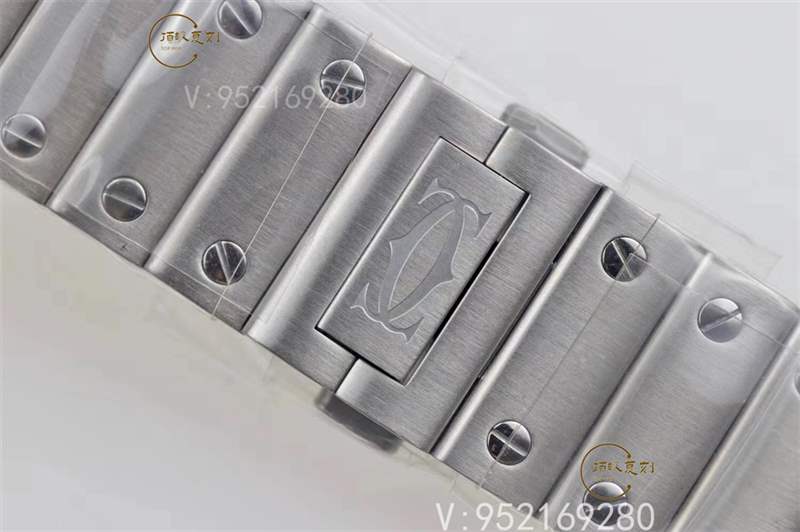 V6廠卡地亞大號山度士桑托斯復刻表新款碳鍍層做工怎么樣-復刻表