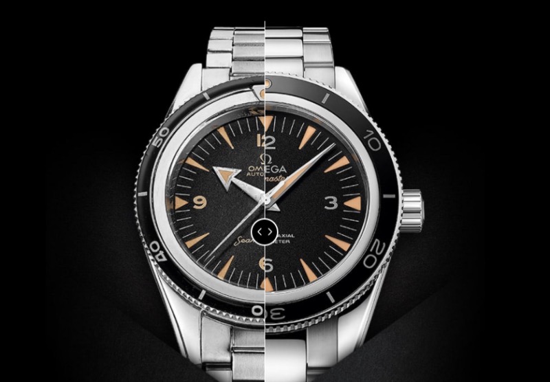 品鑒歐米茄海馬300?至臻同軸?腕表極致工藝-復(fù)刻表