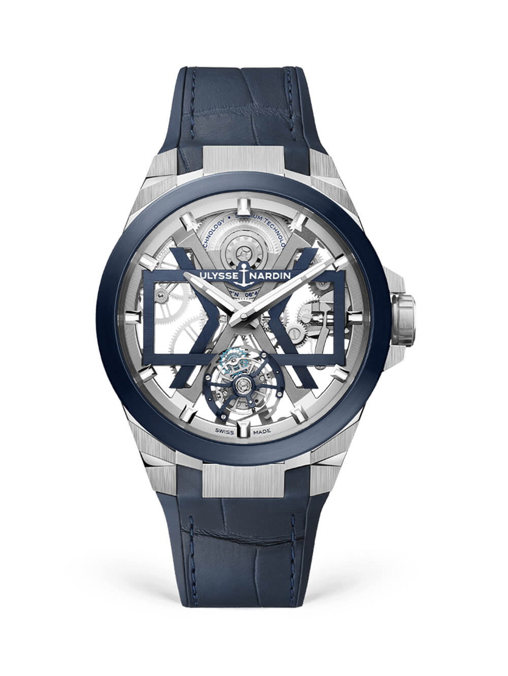 雅典表Ulysse Nardin Blast系列1723-400經(jīng)典機(jī)械設(shè)計(jì)腕表-復(fù)刻表