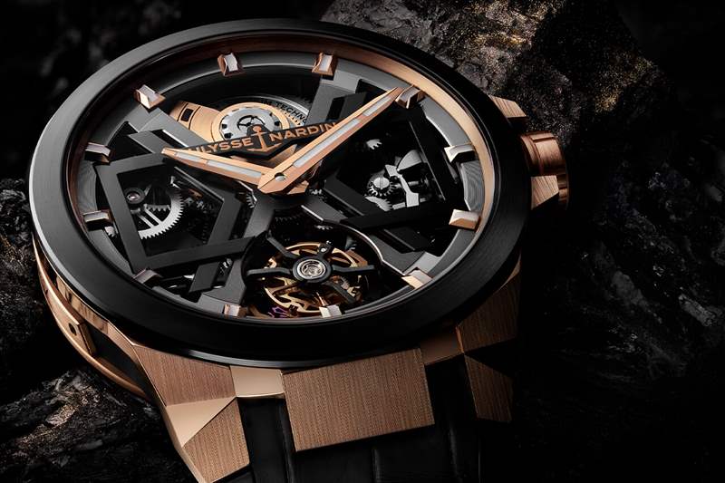 雅典表Ulysse Nardin Blast系列1723-400經(jīng)典機(jī)械設(shè)計(jì)腕表-復(fù)刻表