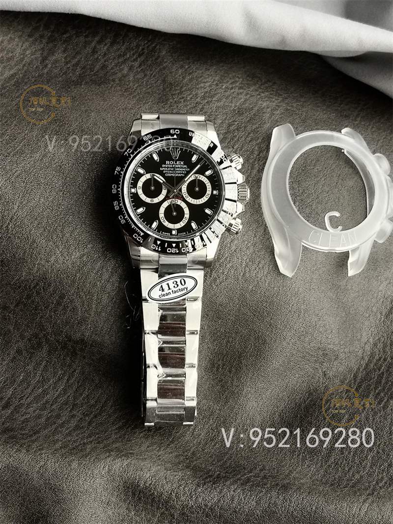 C廠(Clean廠)勞力士4130迪通拿黑鋼迪復(fù)刻表m116500ln做工怎么樣-復(fù)刻表