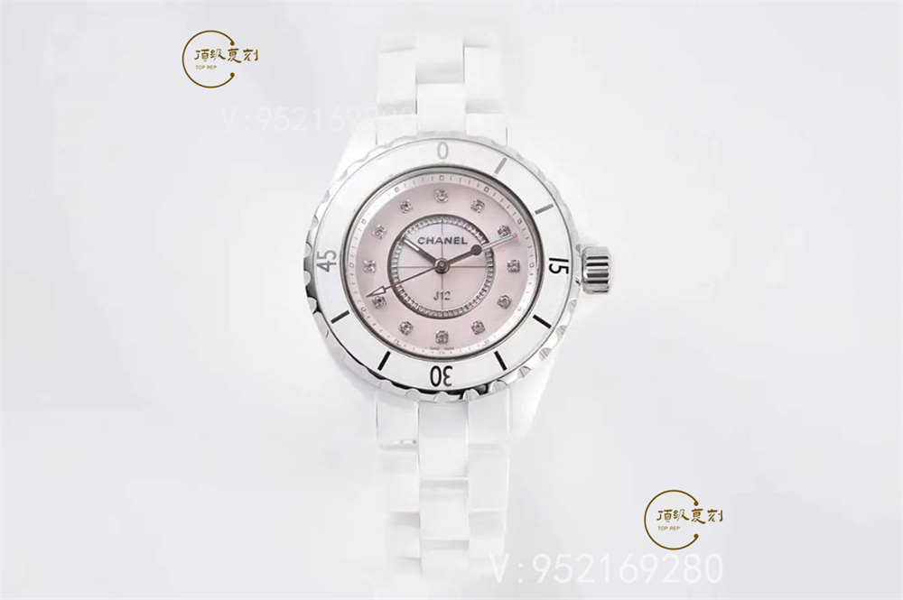 XF廠(chǎng)香奈兒J12系列陶瓷石英女士復(fù)刻表粉盤(pán)做工怎么樣-復(fù)刻表