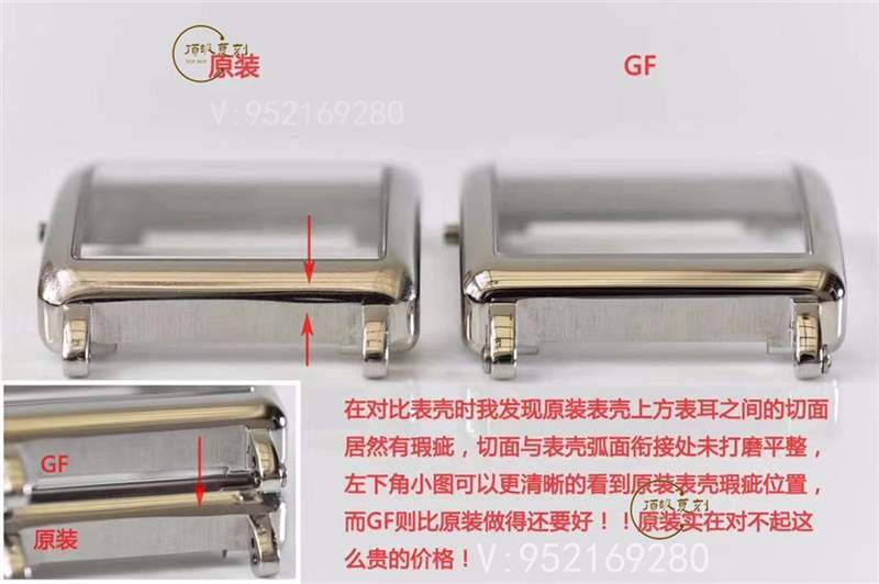 GF廠法穆蘭(法蘭克穆勒)6002石英女士復刻表真假對比-復刻表