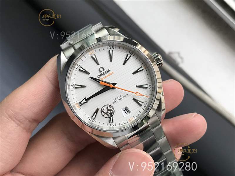 VS廠海馬150-揭秘VS廠歐米茄海馬150白盤(pán)橙針復(fù)刻表做工值得入手嗎-復(fù)刻表