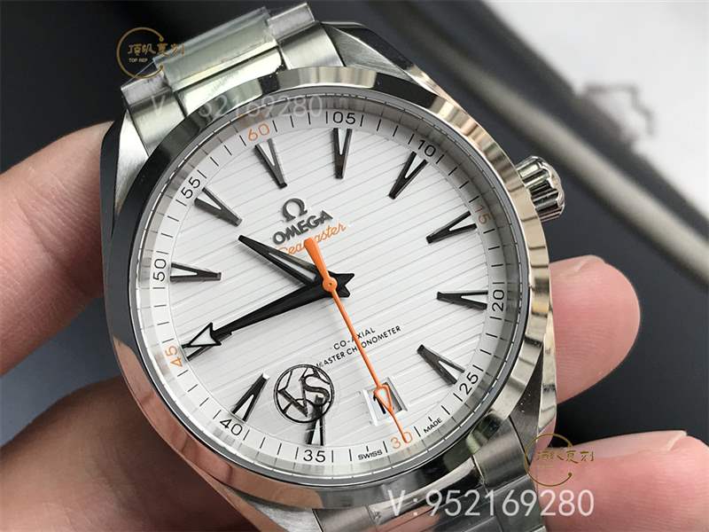 VS廠海馬150-揭秘VS廠歐米茄海馬150白盤(pán)橙針復(fù)刻表做工值得入手嗎-復(fù)刻表