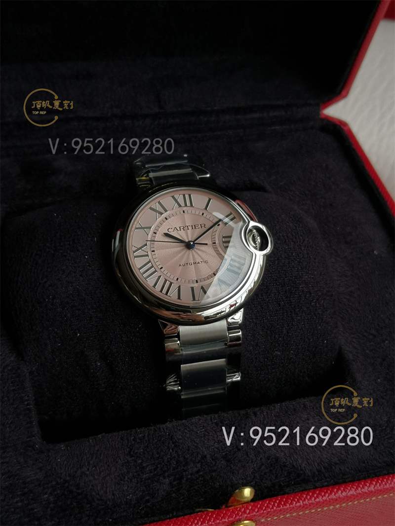 V6廠藍氣球-V6廠卡地亞36mm粉色藍氣球W6920041復刻表做工怎么樣-復刻表