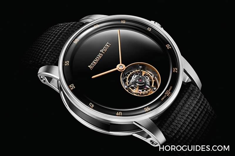 拿掉時標(biāo)更簡潔,自動上鏈飛行陀飛輪腕表-復(fù)刻表