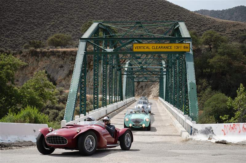 駕駛California Mille 復古跑車拉力賽的一天，佩戴蕭邦腕表-復刻表