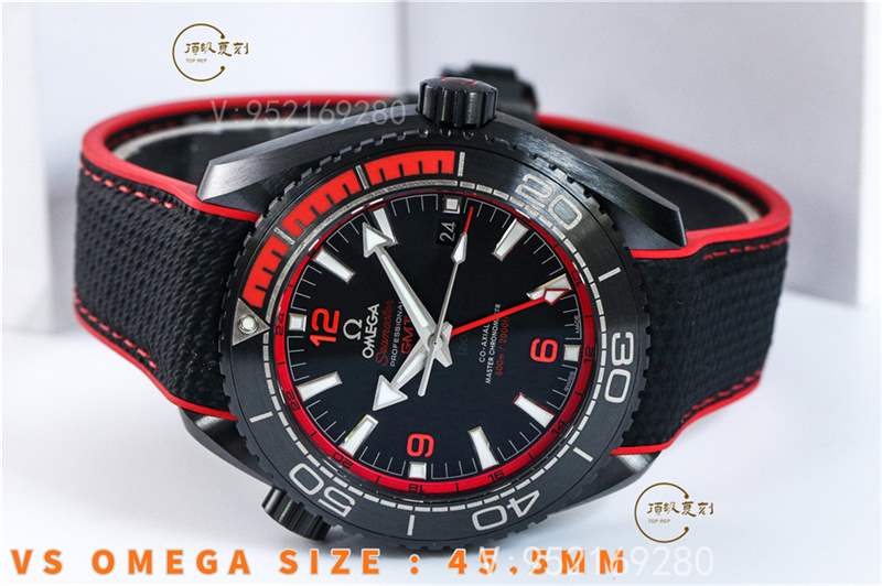 VS廠深海之黑系列-VS廠歐米茄海馬深海之紅復刻表做工評測-復刻表