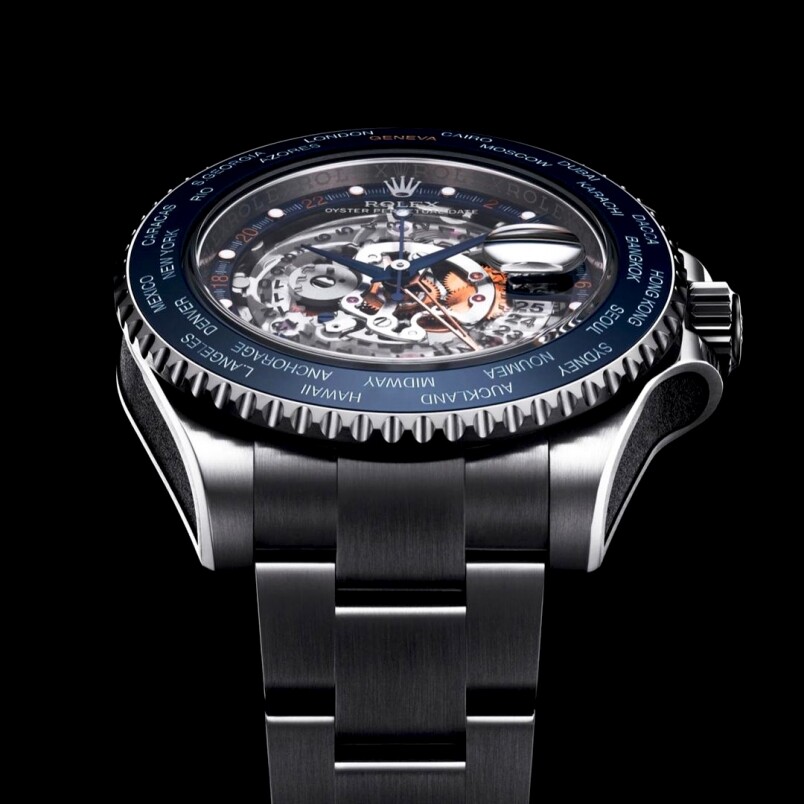 超型客制勞力士 | 定制GMT-Master II透視表盤加表圈大變身-復刻表