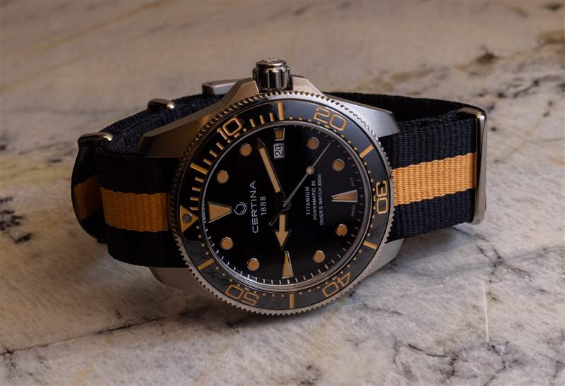 觀看評論：Certina DS Action Diver Titanium-復(fù)刻表