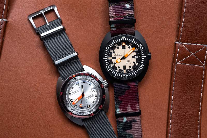 親身體驗(yàn)神秘的復(fù)古Doxa Army以現(xiàn)代陶瓷手表的形式重新出現(xiàn)-復(fù)刻表