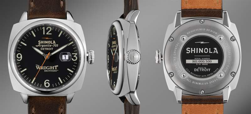 Shinola與萊特兄弟限量版手表和自行車一起推出“偉大的美國人系列”-復刻表