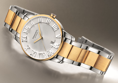 Tiffany mens ATLAS DOME BICOLOR watch 蒂芙尼Tiffany & Co手表和斯沃琪集團的手表哪個更值得入手-復刻表