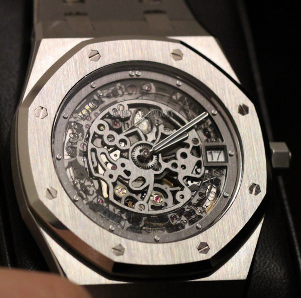 愛彼鏤空超薄皇家橡樹腕表動手實踐-復刻表