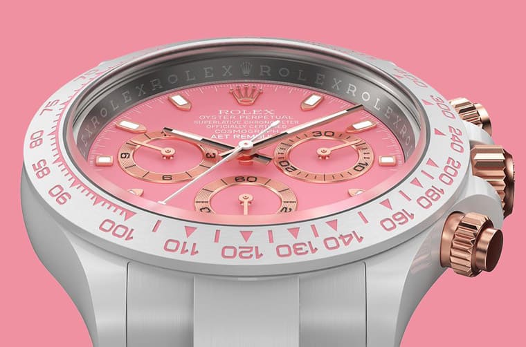 春天氣息濃烈的“櫻花”主題白陶瓷Daytona-復刻表