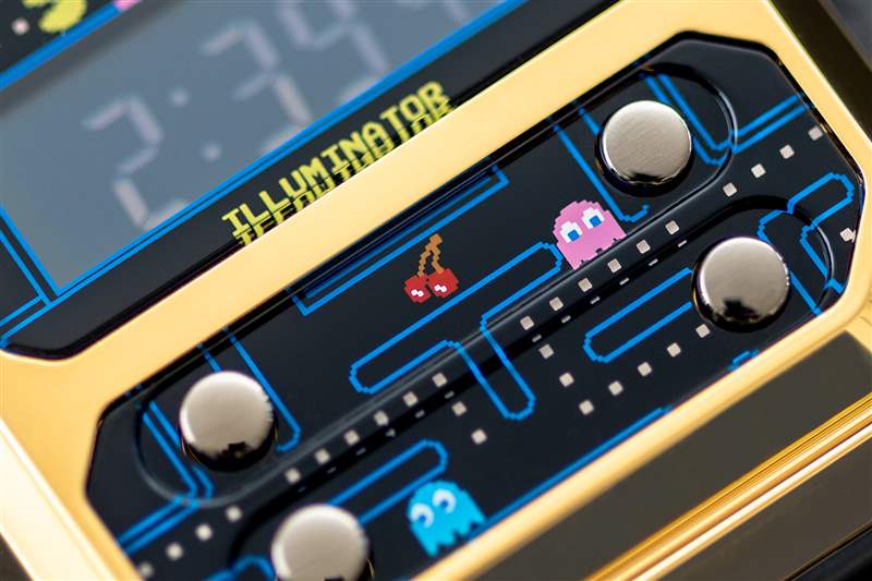 動手體驗Casio Vintage X Pac-Man A100WEPC-1B-復(fù)刻表