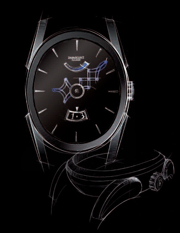 Parmigiani 114腕表采用伸縮式指針，向古董鐘表致敬-復刻表