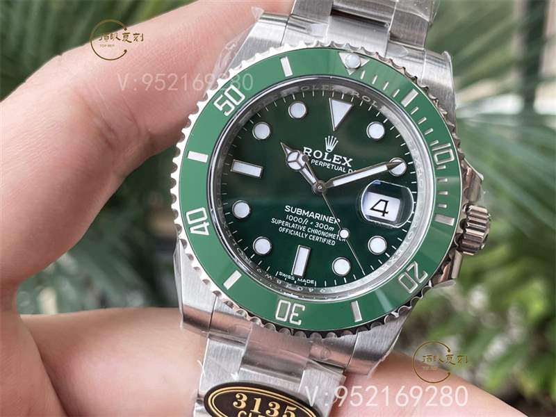 Clean廠C廠勞力士40綠水鬼真假對比正品評測,怎么分辨C廠綠水鬼-復刻表