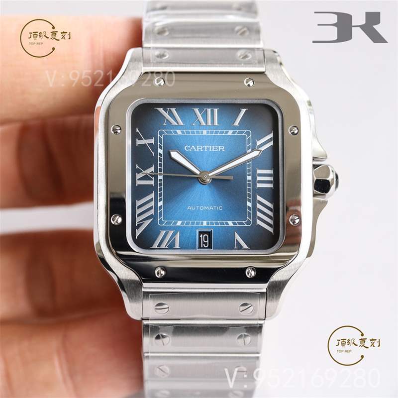 3K廠卡地亞山度士對比正品怎么樣,比V6廠、BV廠、GF廠更值得入手嗎-復刻表