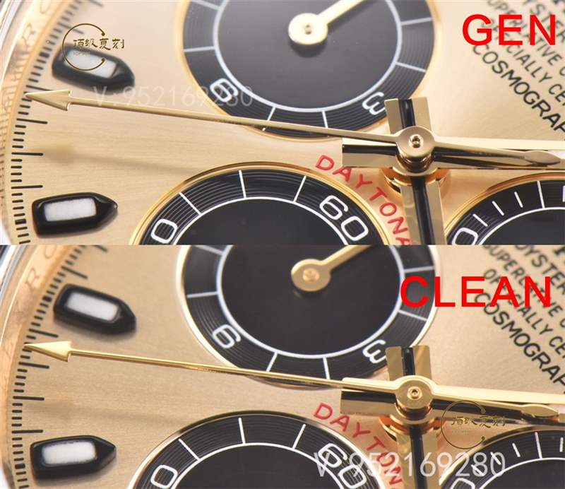 Clean廠C廠勞力士余文樂(lè)迪通拿真假對(duì)比,C廠余文樂(lè)對(duì)比正品區(qū)別大嗎-復(fù)刻表