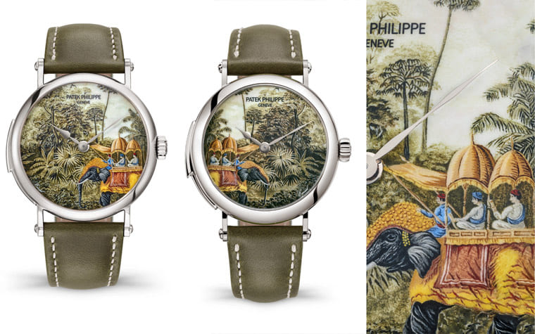 百達翡麗2023珍稀工藝展座鐘、懷表與手表焦點展品一次看-復刻表