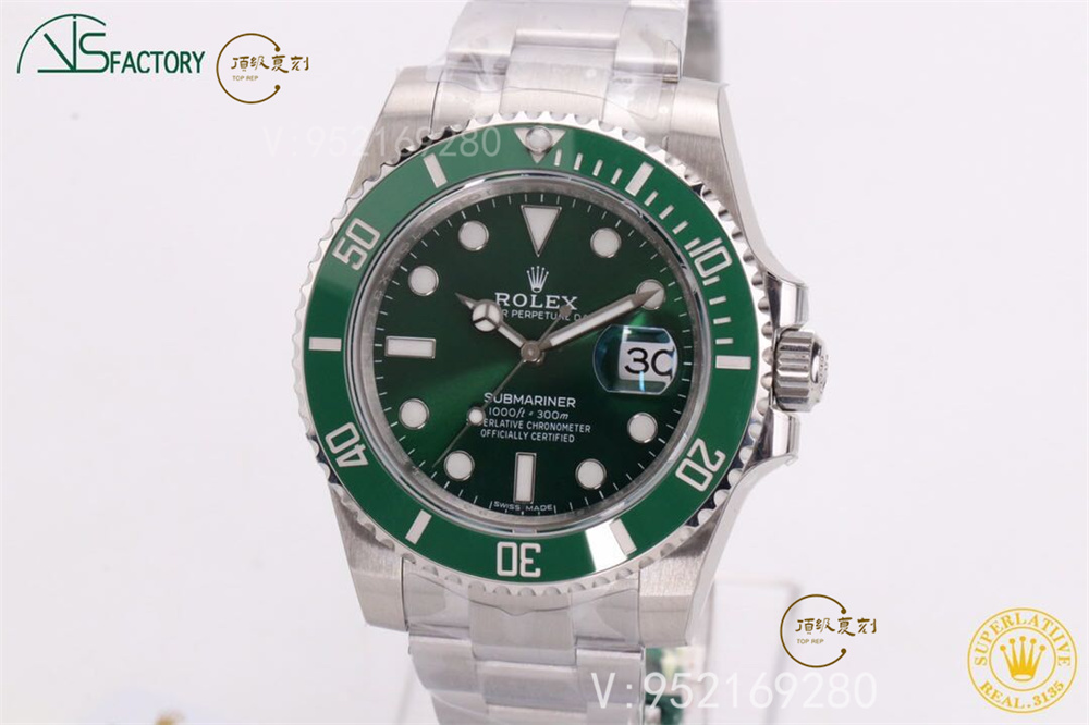 VS廠勞力士綠水鬼怎么能分辨,圈口細節做工好不好-復刻表