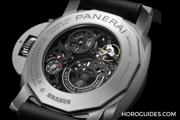 DMLS金屬鐳射燒結表殼加持！Panerai x Brabus聯名表第四代現身：Submersible S eTitanio PAM01403-復刻表