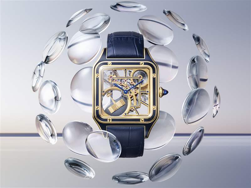 Cartier新品亮點(diǎn)：Santos-Dumont鏤空「小飛機(jī)」擺陀，Tank Normale 24小時(shí)顯示，Tank Louis Cartier三色金馬賽克-復(fù)刻表