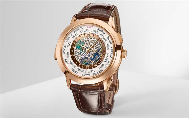 Patek Philippe百達翡麗推出Ref. 5531R-014 Tokyo 2023世界時間三問報時腕表：東京地圖-復刻表