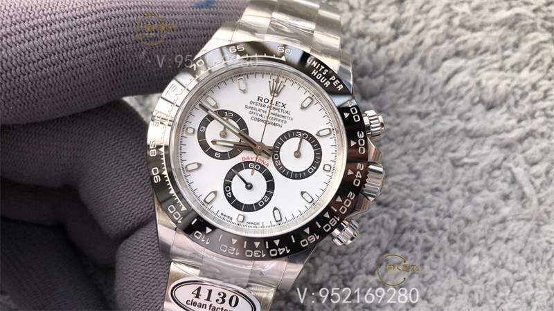 C廠Clean廠白熊貓迪細節怎么樣,C廠勞力士熊貓迪4130機芯穩定嗎-復刻表