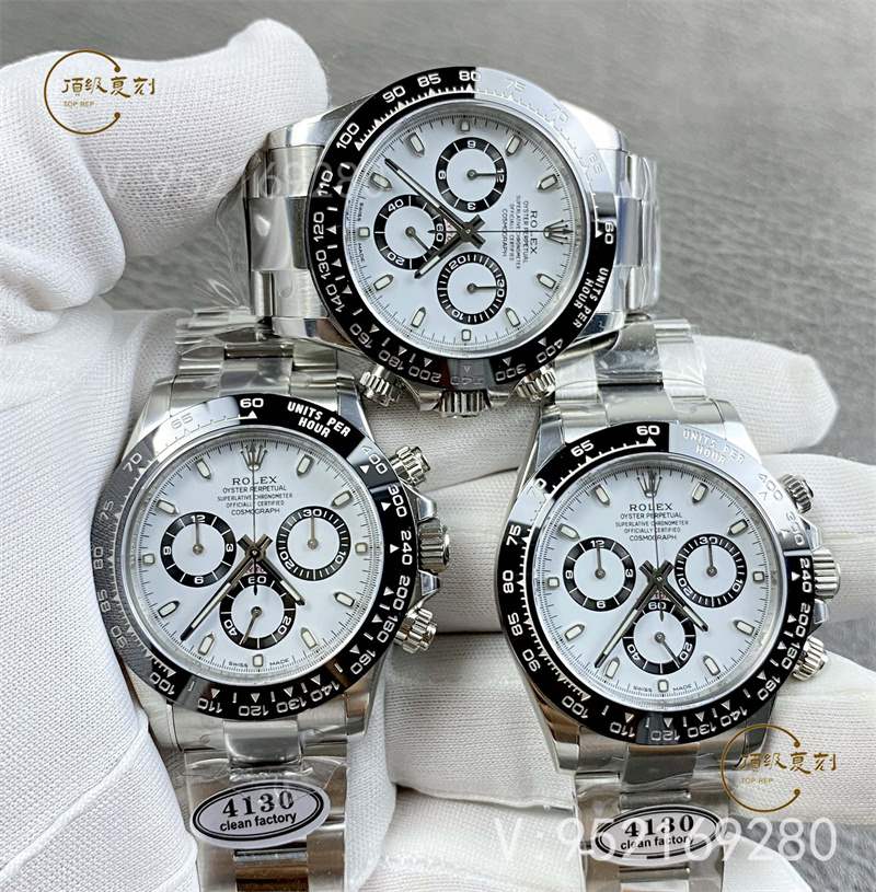 C廠Clean廠白熊貓迪細節怎么樣,C廠勞力士熊貓迪4130機芯穩定嗎-復刻表